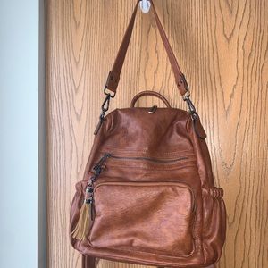 Women Backpack /Leather Convertible Shoulder Bag